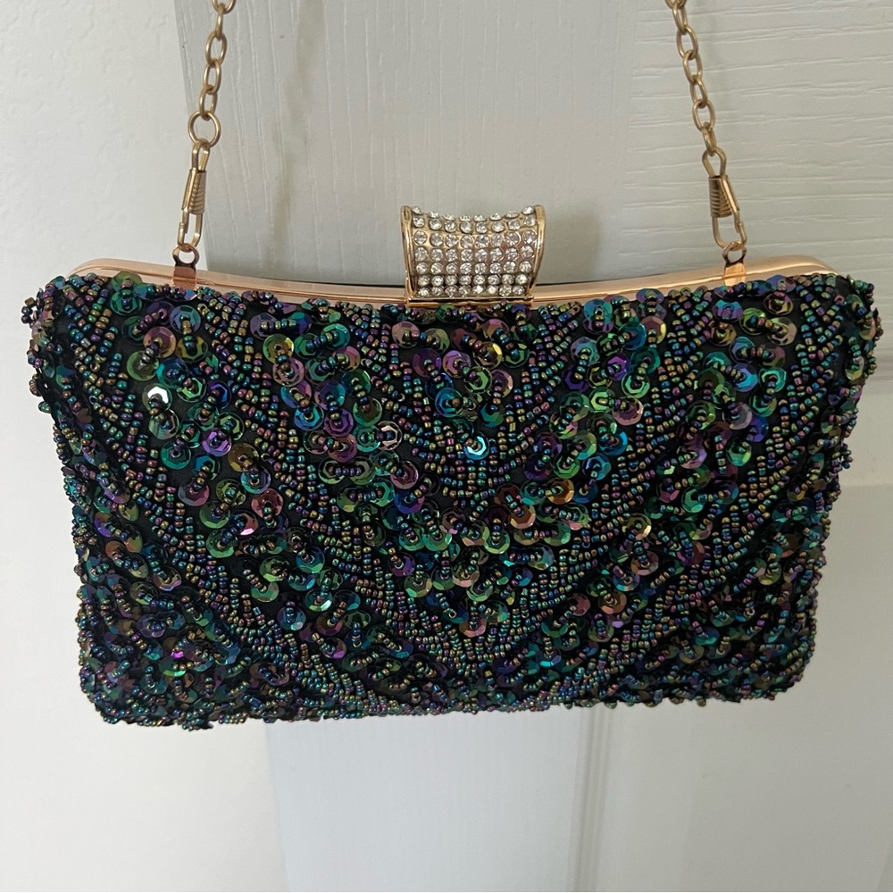 NWT Sequin Clutch Cocktail Party Purse